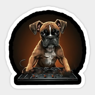 Boxer Dj Sticker